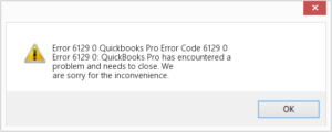 QuickBooks Error code -6210, 0 
